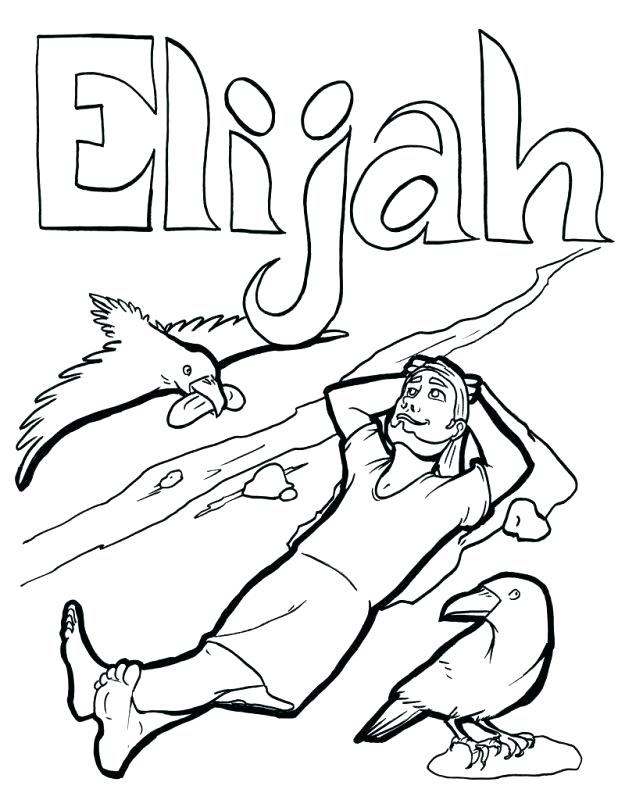 Elijah Coloring Pages For Sunday School At GetColorings Free 