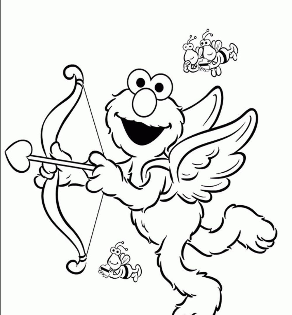 Elmo Coloring Page