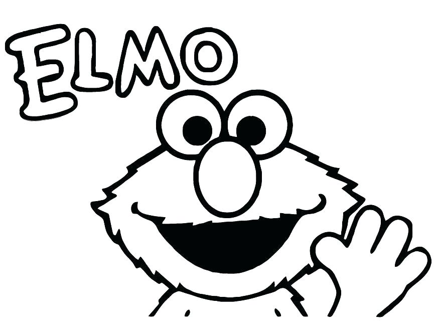 Elmo Face Coloring Page at Free printable colorings