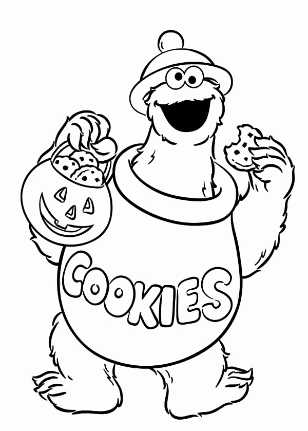 Elmo Halloween Coloring Pages at GetColorings.com | Free printable