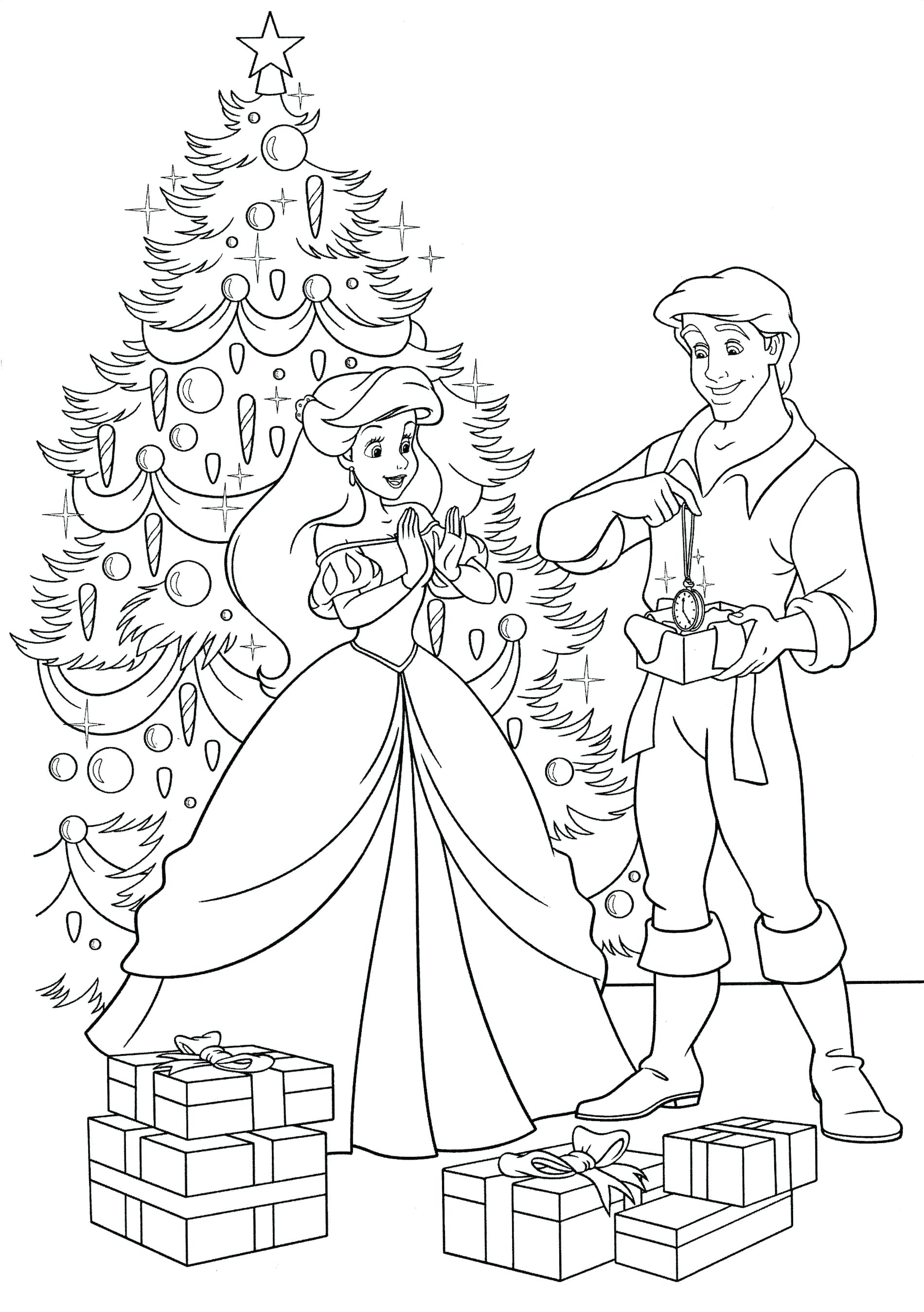 Elsa Christmas Coloring Pages at GetColorings.com | Free printable