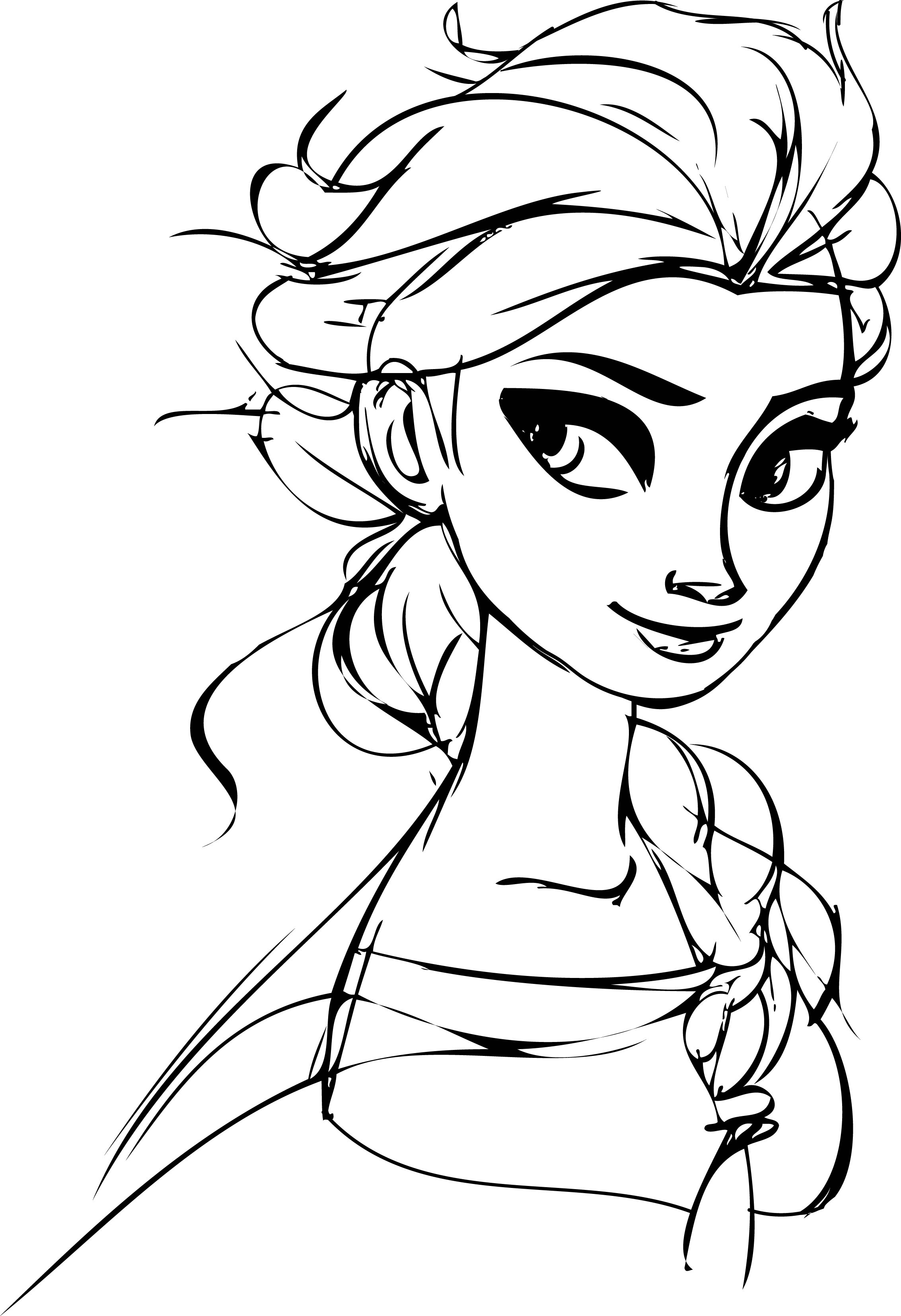Elsa Frozen Coloring Page at GetColorings.com | Free ...