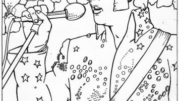 Elvis Presley Coloring Pages at GetColorings.com | Free printable