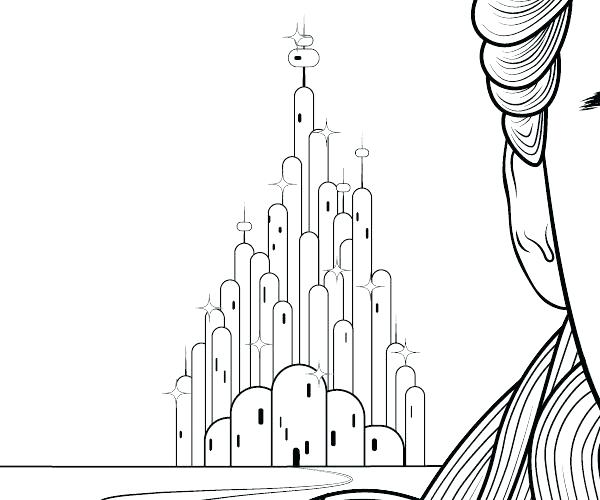 Emerald City Coloring Page at GetColorings.com | Free printable ...
