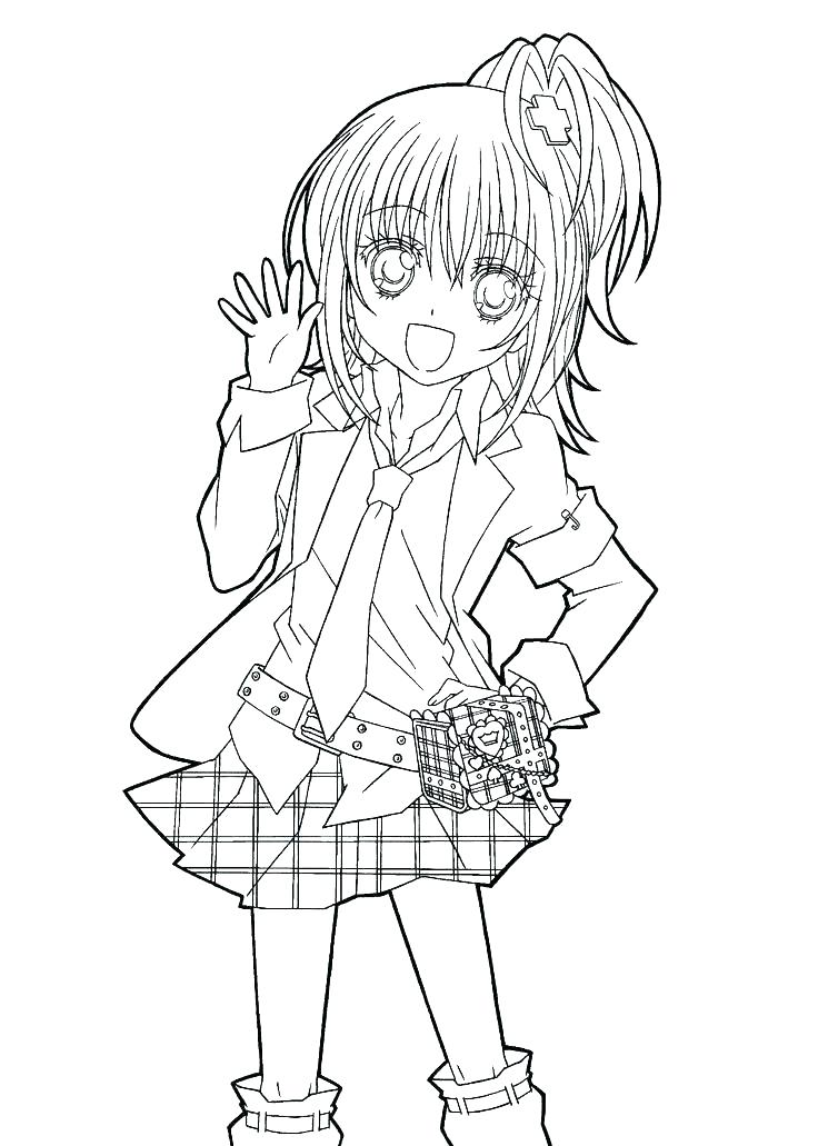 Emo Anime Coloring Pages at GetColorings.com | Free printable colorings