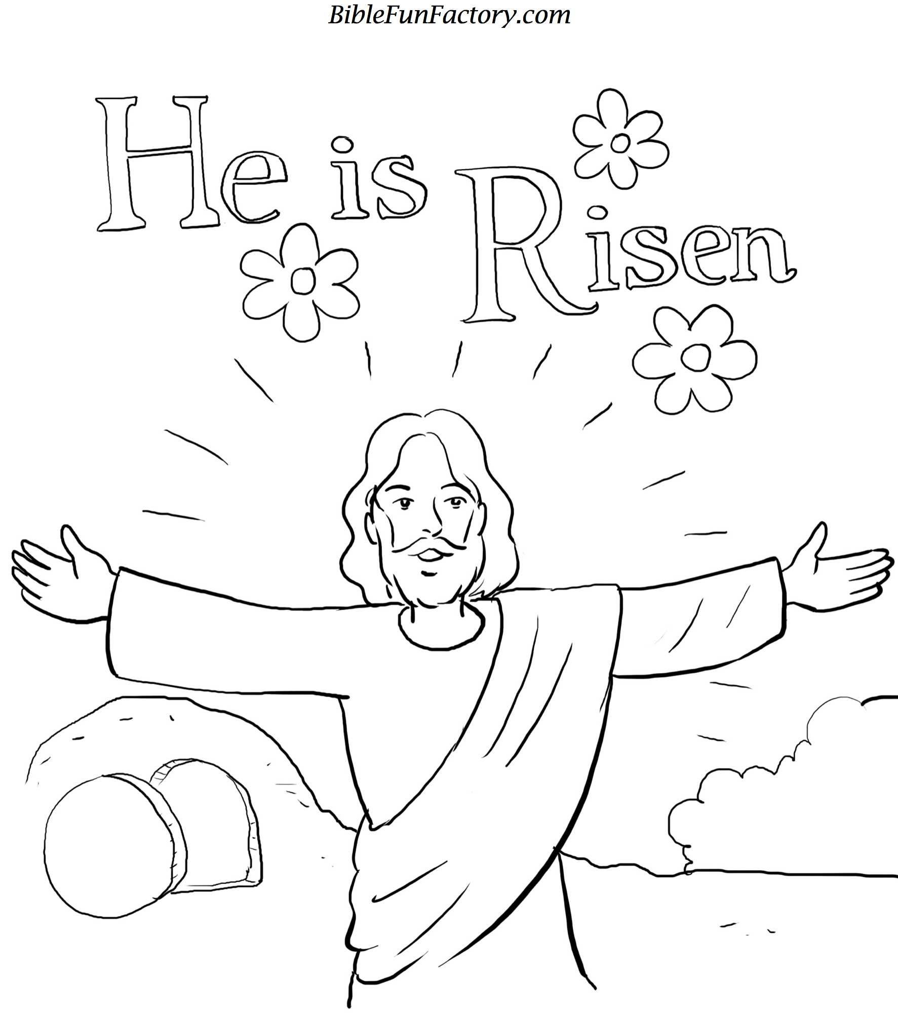 Empty Tomb Coloring Page At Free Printable Colorings