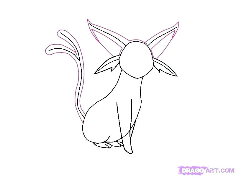 Espeon Coloring Page at GetColorings.com | Free printable colorings