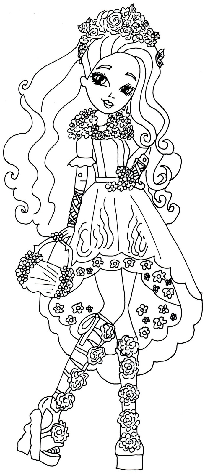 Ever After High Coloring Pages Dragon Games at GetColorings.com | Free