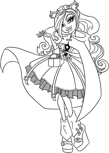 Ever After High Coloring Pages Kitty Cheshire at GetColorings.com