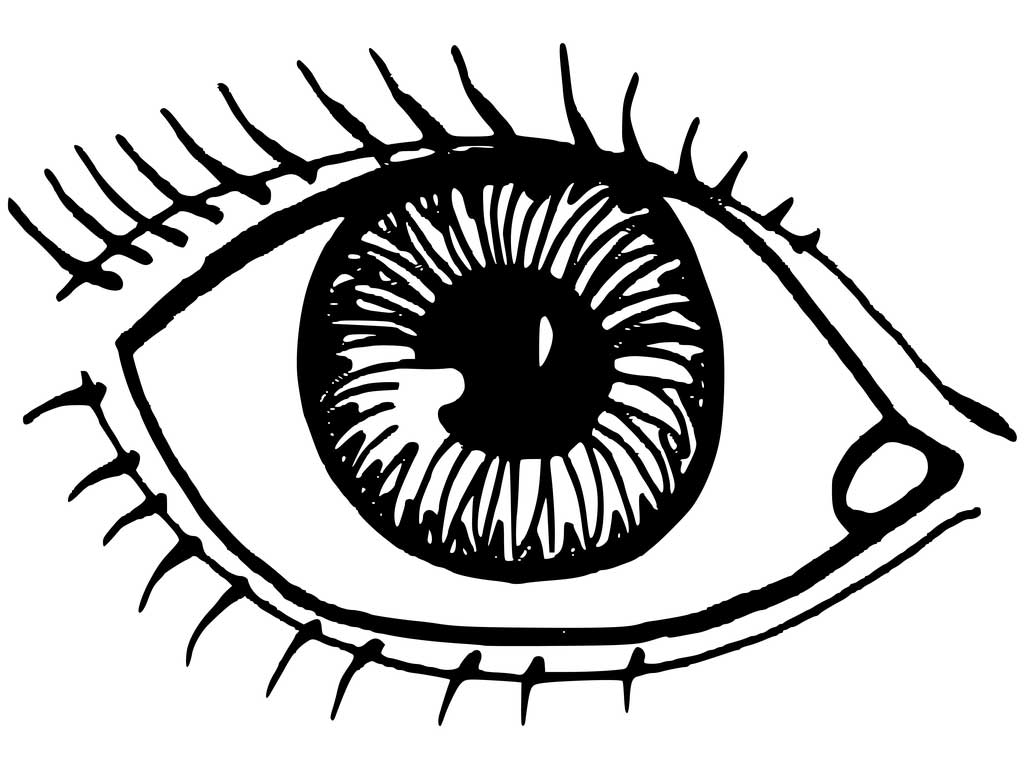 Eye Coloring Page at GetColorings.com | Free printable colorings pages
