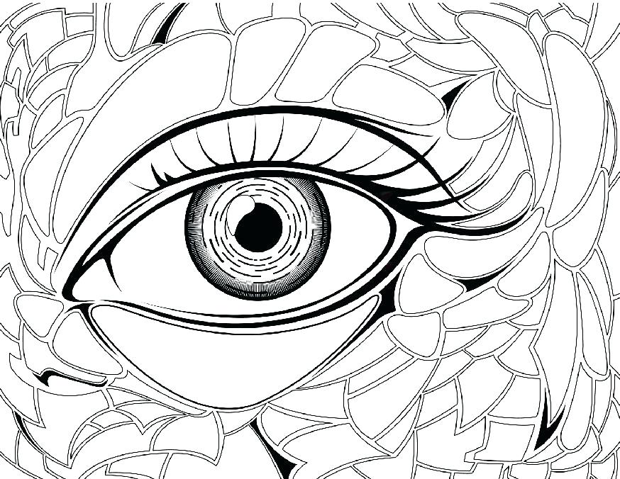 Eye Coloring Pages For Preschool at GetColorings.com | Free printable