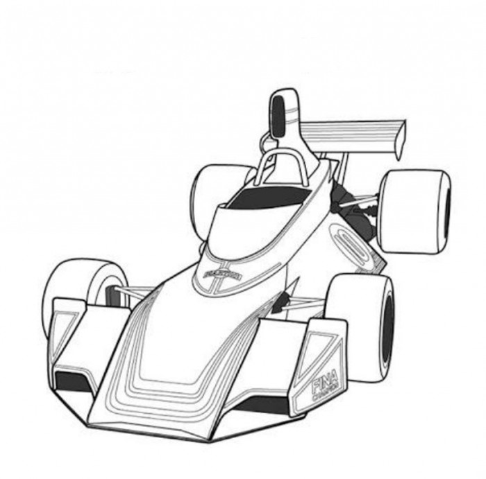 F1 Car Coloring Pages at GetColorings.com | Free printable colorings