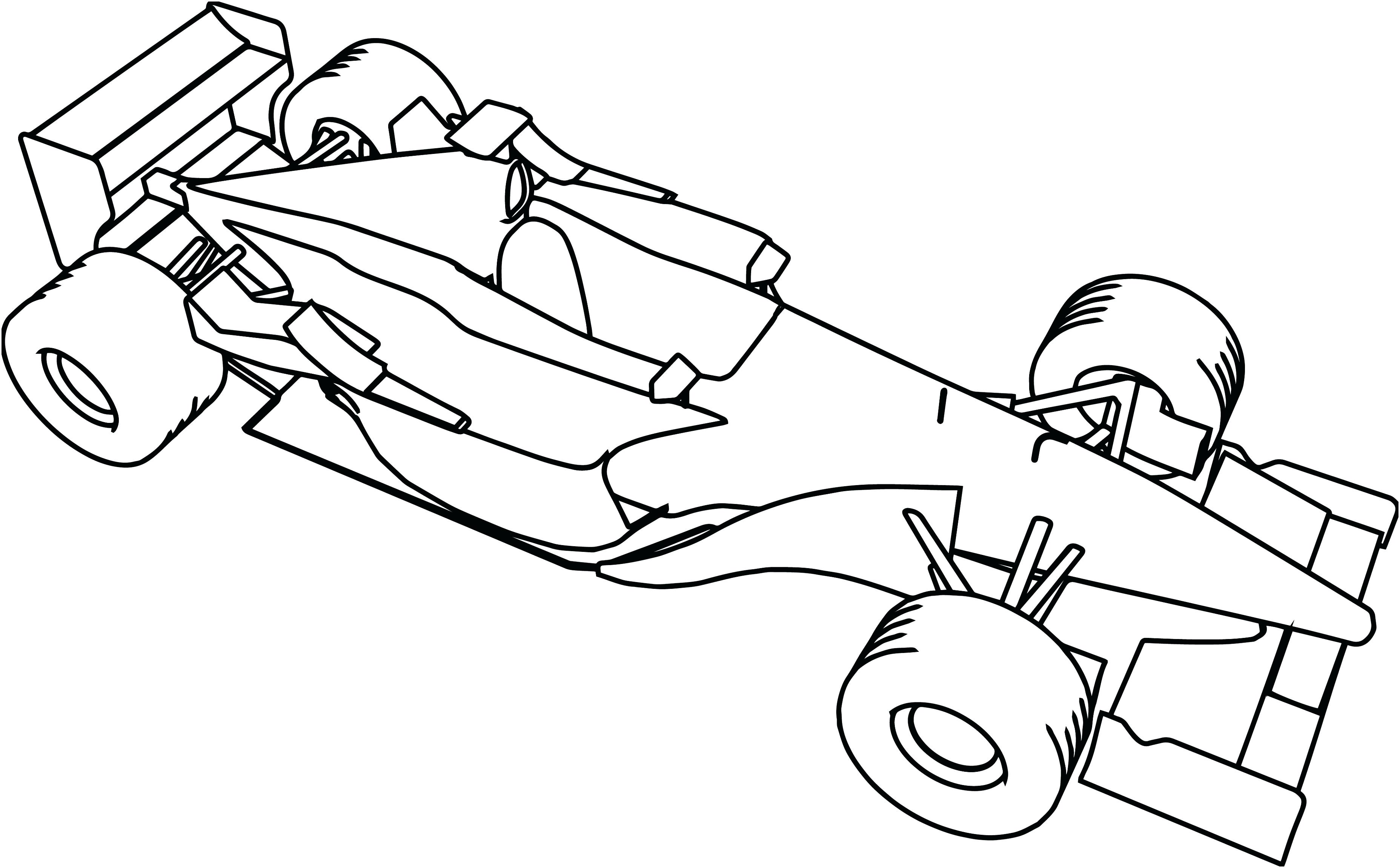 F1 Car Coloring Pages at Free printable colorings