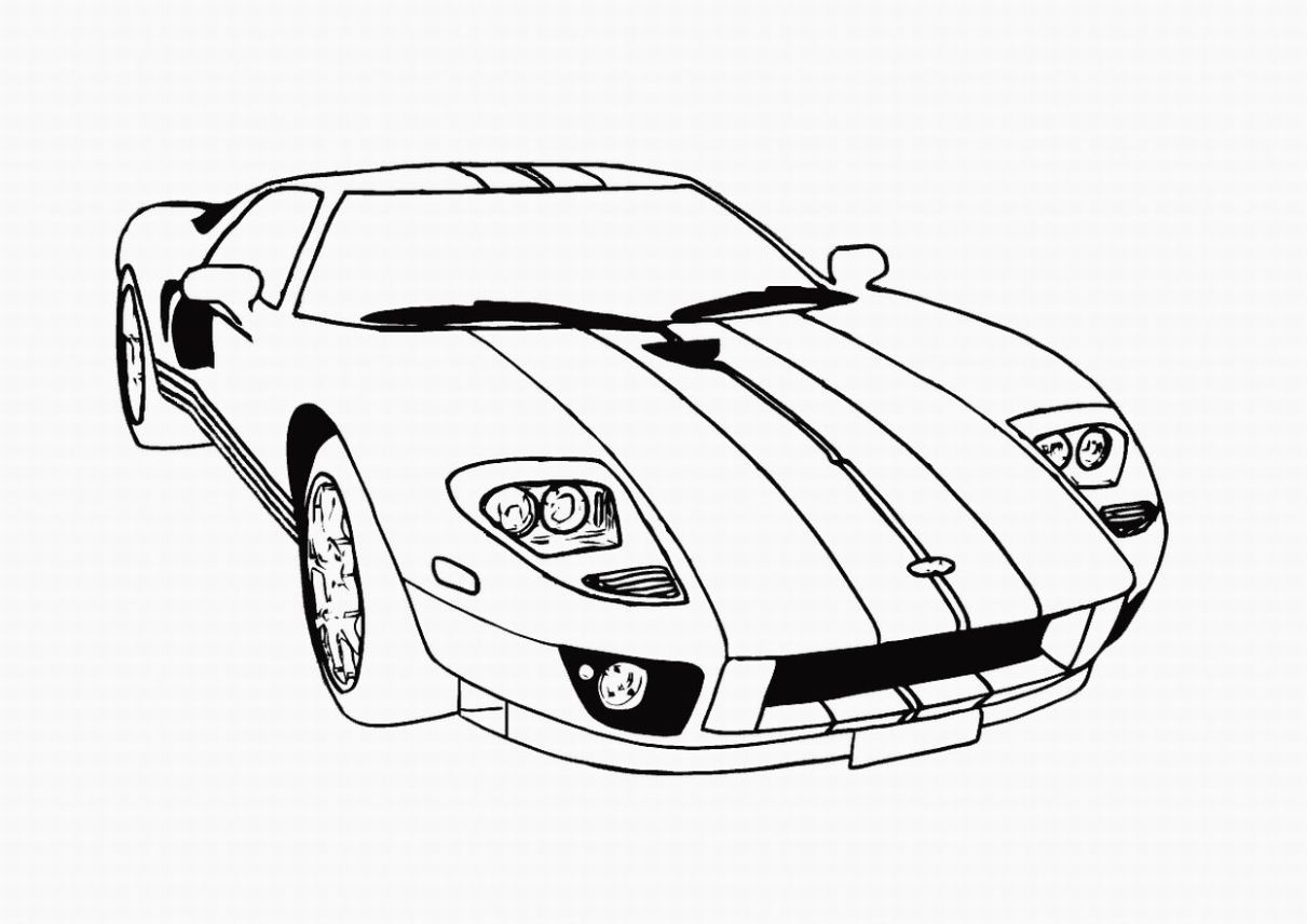 462 Unicorn Mclaren F1 Coloring Pages with Animal character