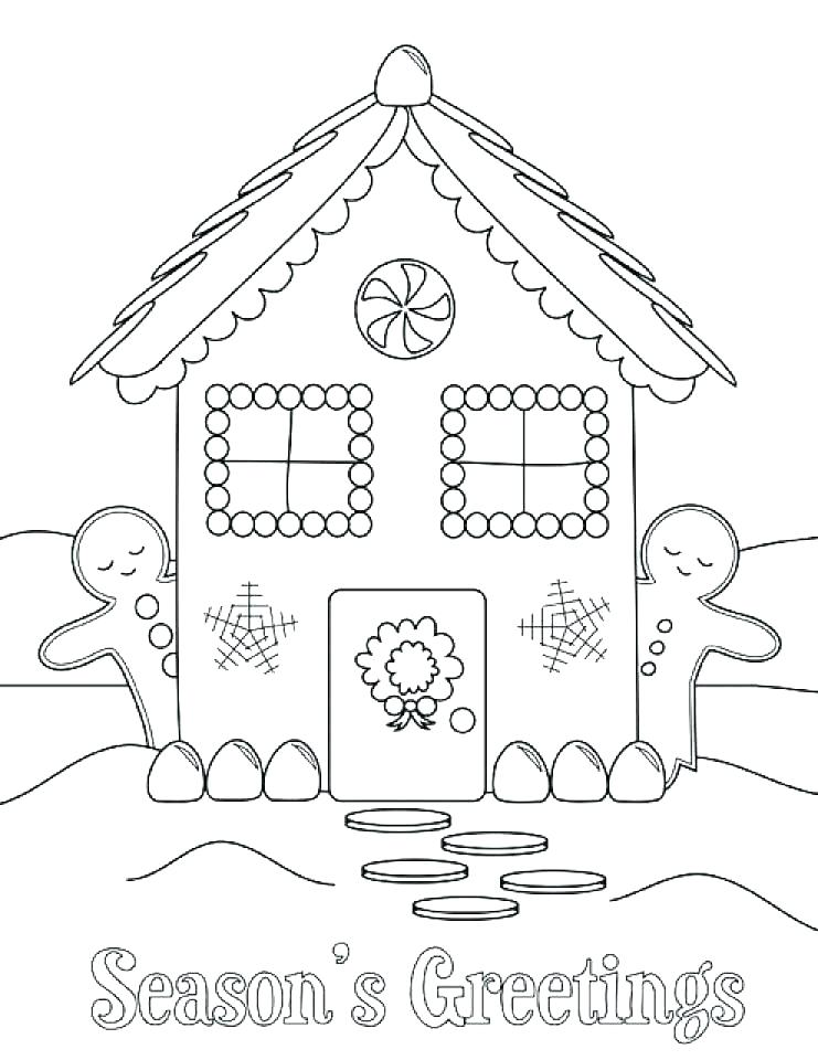 741x960 House Coloring Pages Printable Haunted