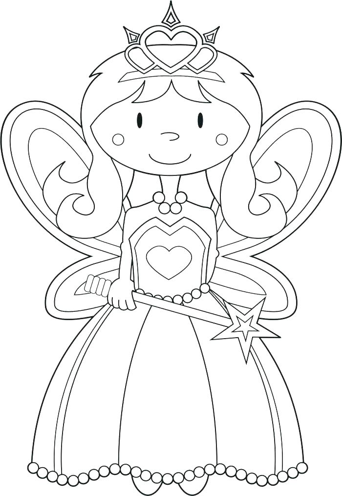 Fairy Princess Coloring Pages At GetColorings.com | Free Printable ...