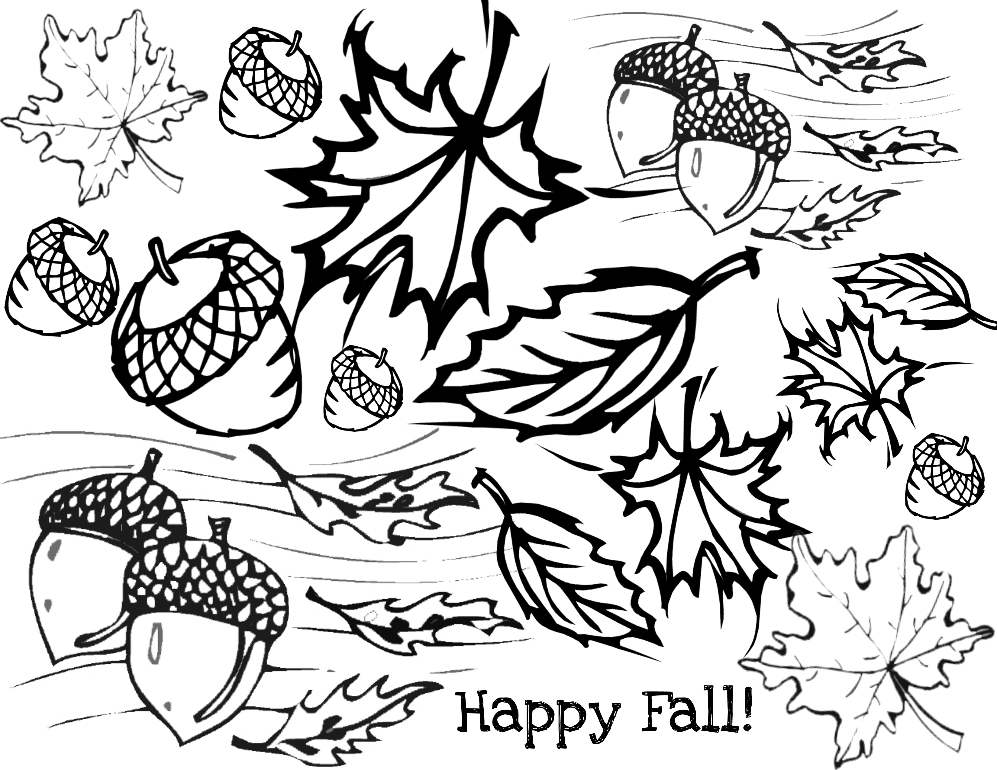 Fall Coloring Pages For Adults Printable at GetColorings.com | Free