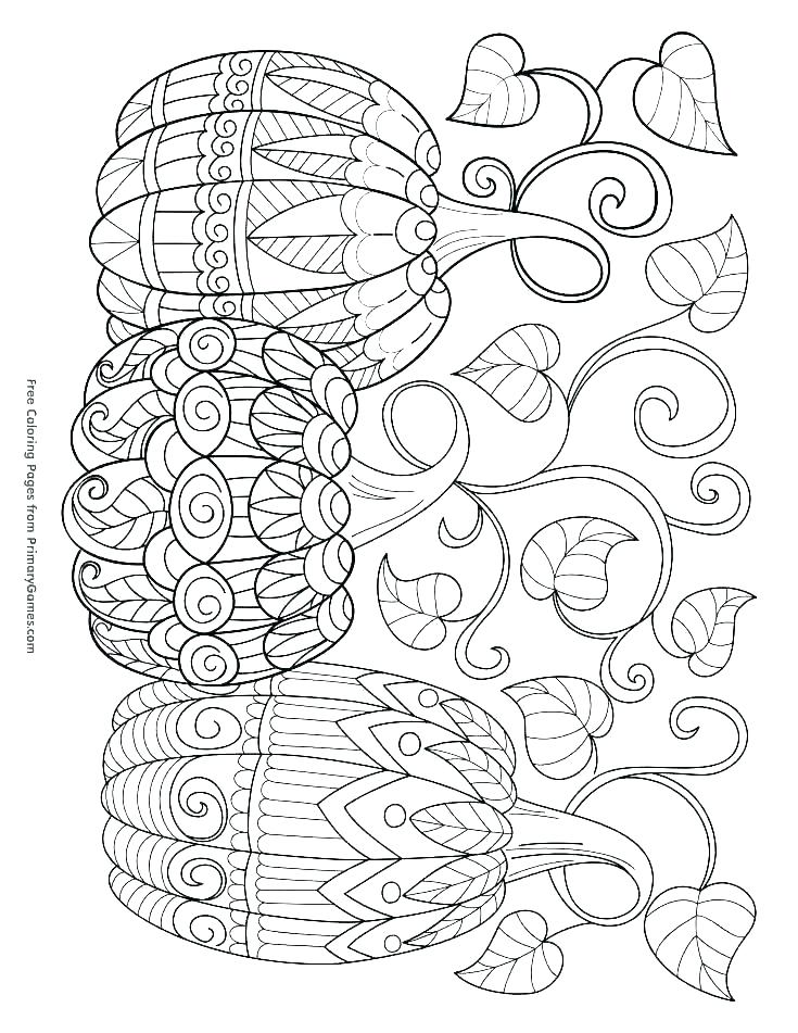 Fall Coloring Pages For Adults Printable at Free