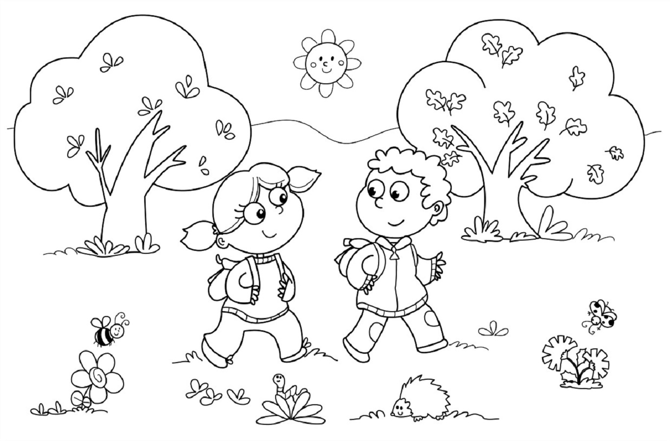 Fall Coloring Pages For Preschoolers At GetColorings Free 