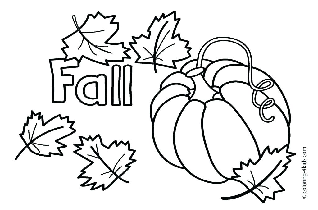 Fall Leaves Coloring Pages For Kindergarten at GetColorings.com | Free