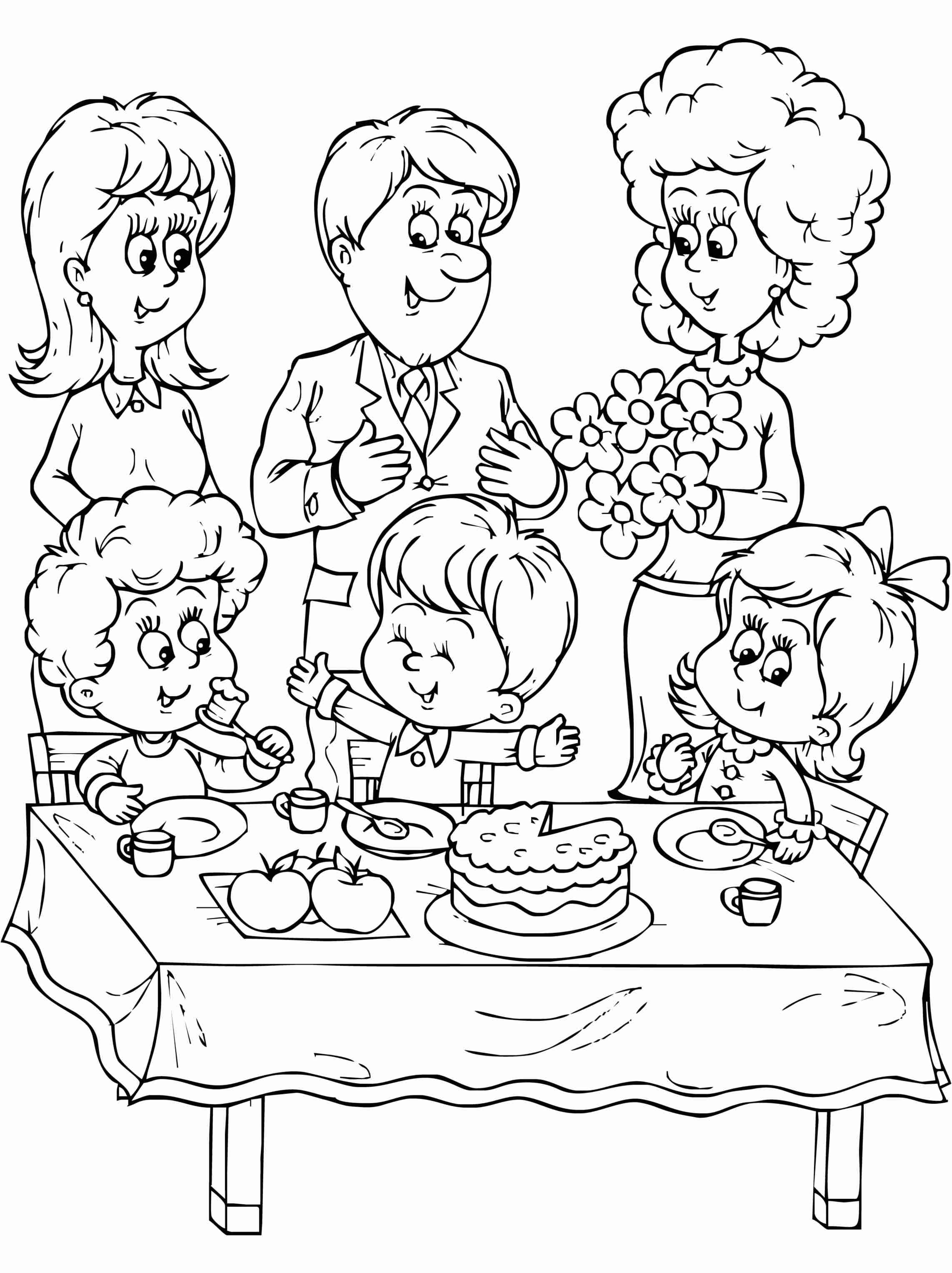 Family Coloring Pages For Preschoolers At GetColorings Free Printable Colorings Pages To