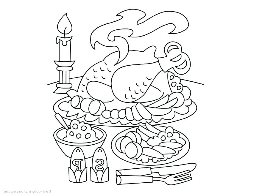 Family Dinner Coloring Pages at GetColoringscom Free