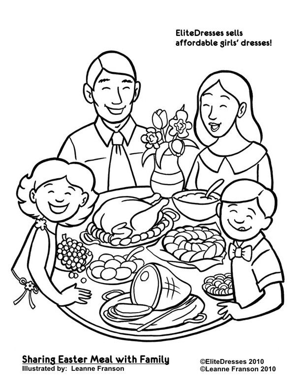 family-dinner-coloring-pages-at-getcolorings-free-printable