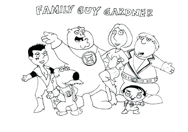 Family Guy Coloring Pages at GetColorings.com | Free printable