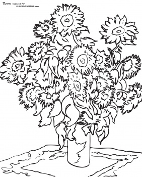 Famous Artists Coloring Pages at GetColorings.com | Free printable