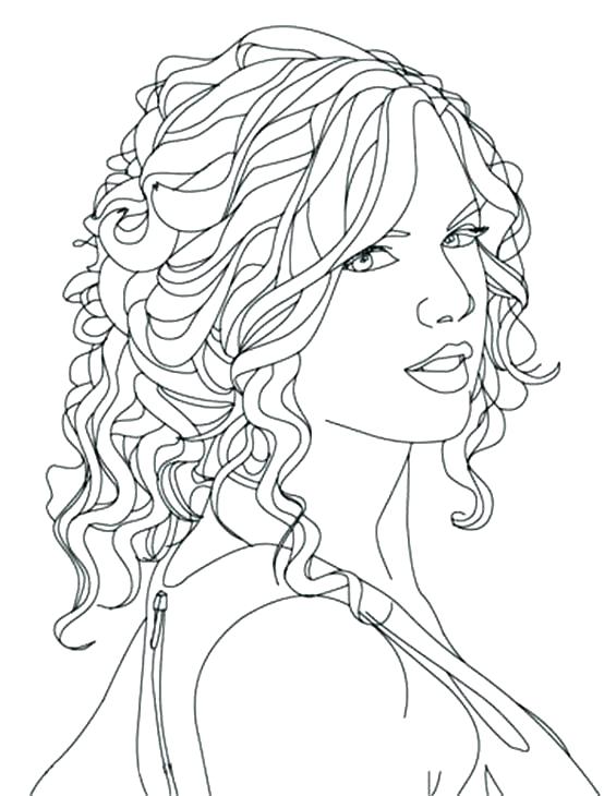 Printable Famous People Free Coloring Pages