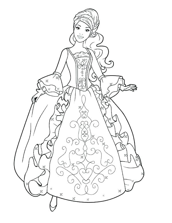 Fancy Dress Coloring Pages at GetColorings.com | Free printable