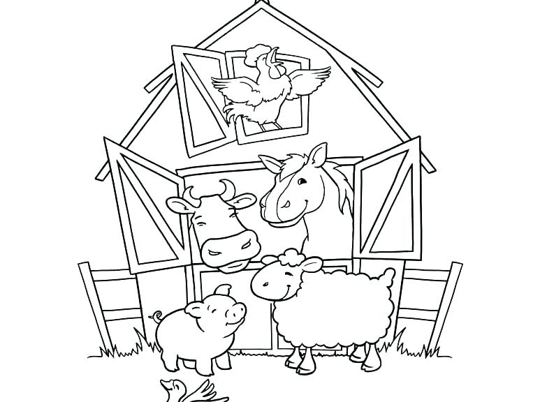 Farm Coloring Pages For Adults At GetColorings Free Printable 