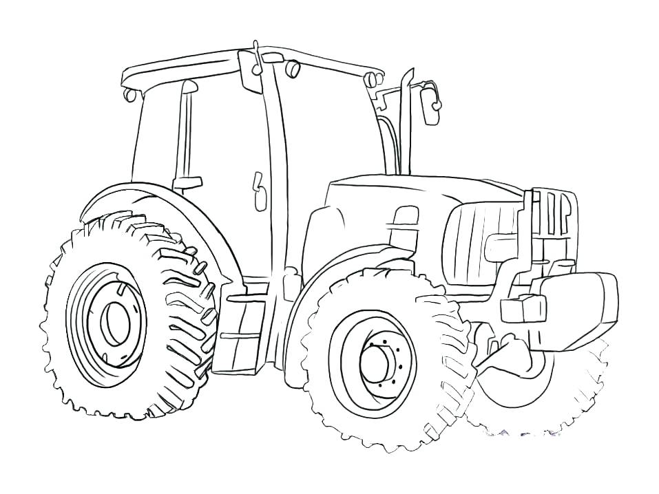 Farm Tractor Coloring Pages at Free printable