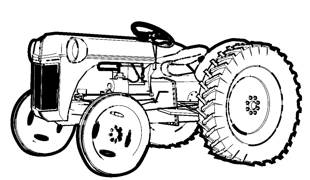 Farmall Tractor Coloring Pages at Free