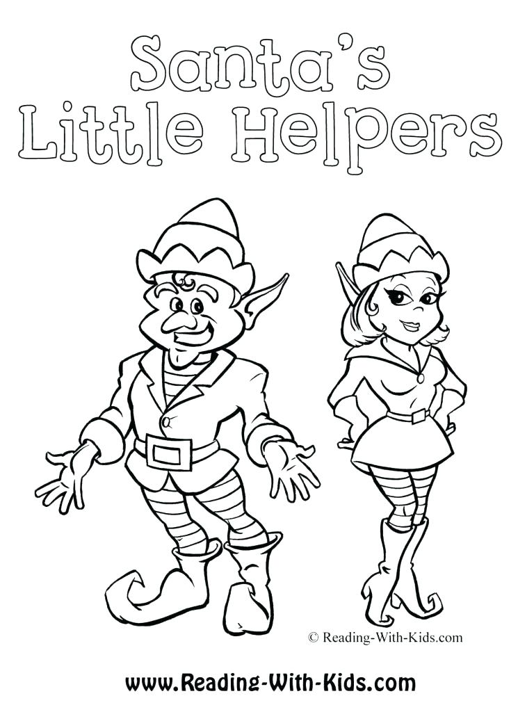 Female Elf Coloring Pages At GetColorings Free Printable 
