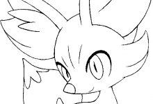 Fennekin Pokemon Coloring Page At Getcolorings Free Printable