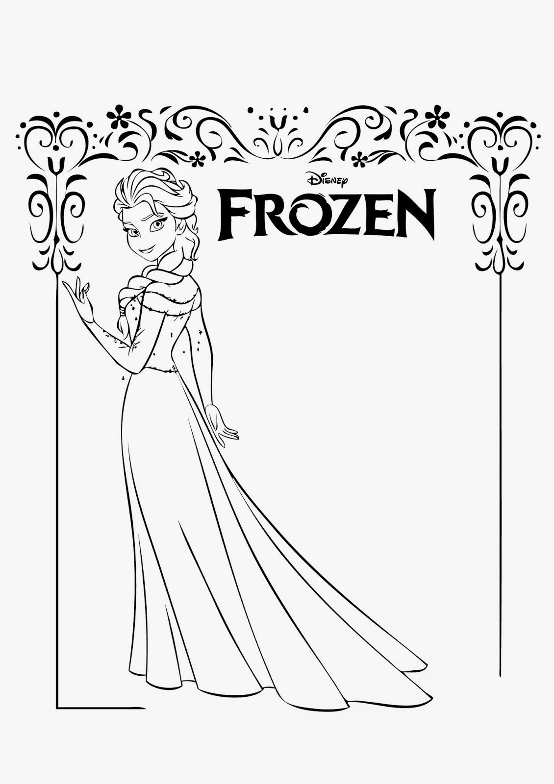 elsa coloring castle frozen printable ferngully disney queen sheets snow template getcolorings anna