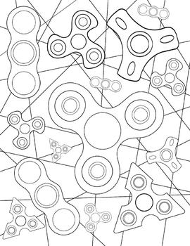 Fidget Spinner Coloring Pages at GetColorings.com | Free printable
