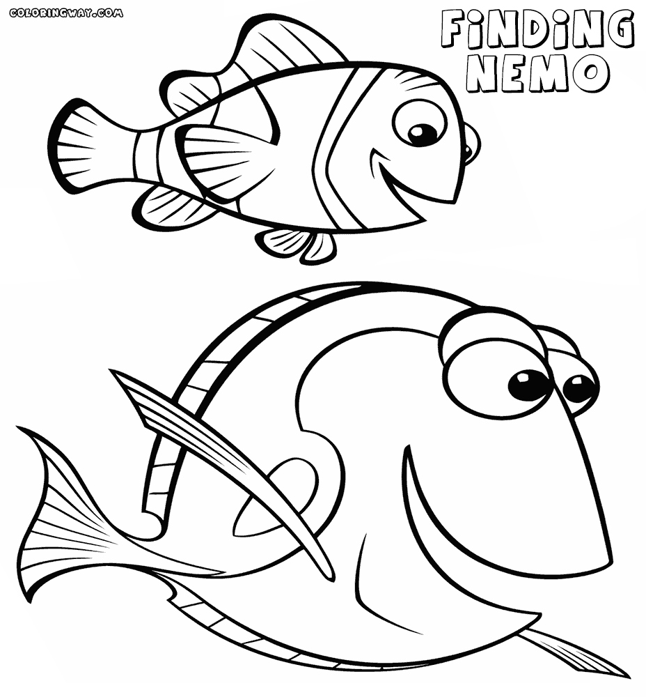 Finding Nemo Dory Coloring Pages At GetColorings Free Printable 