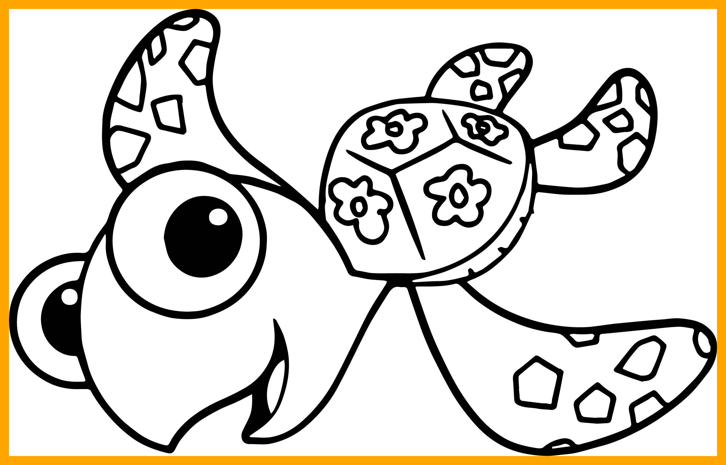 Finding Nemo Turtle Coloring Pages At GetColorings Free Printable 