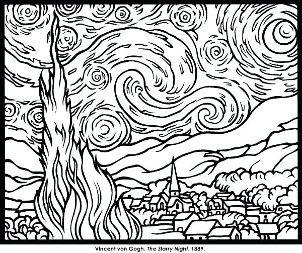 Fine Art Coloring Pages At Getcolorings Free Printable Colorings