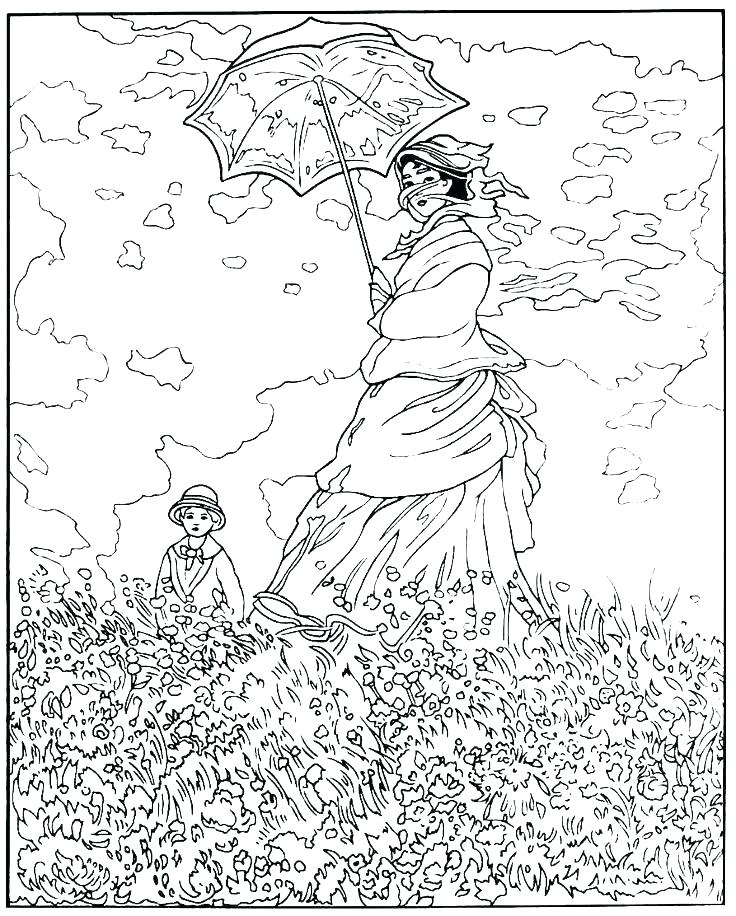 Fine Art Coloring Pages at GetColoringscom Free