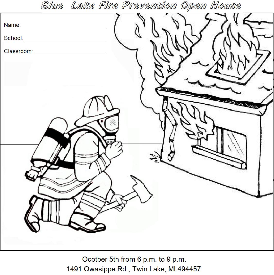 Fire Safety Week Coloring Pages At Free Printable Colorings Pages To Print 