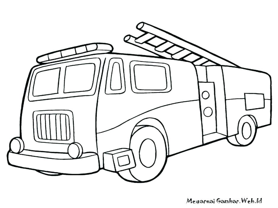 Fire Truck Coloring Pages Pdf At Getcolorings.com 