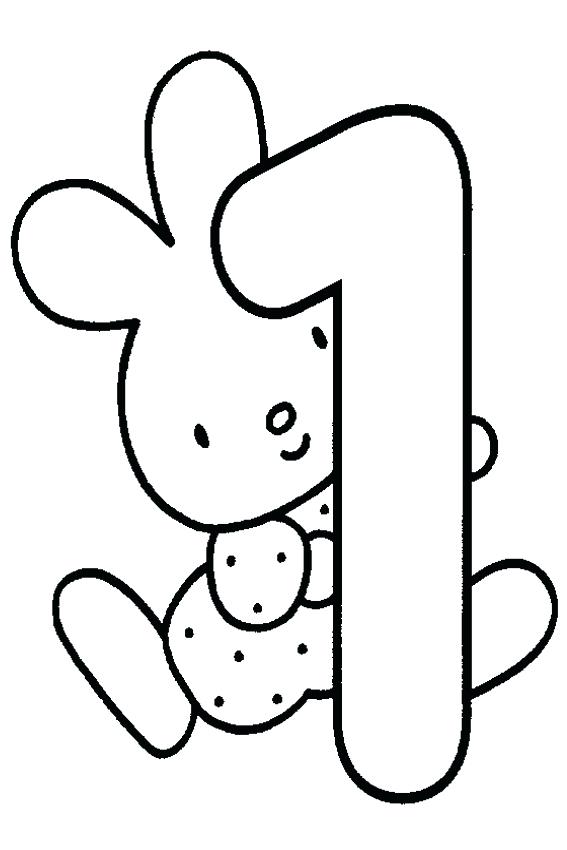 First Birthday Coloring Pages at GetColorings.com | Free printable