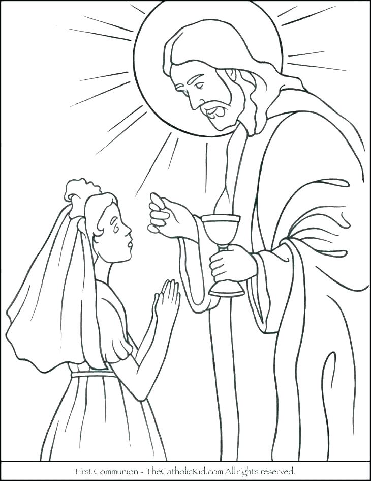 First Communion Coloring Pages at GetColorings.com | Free printable