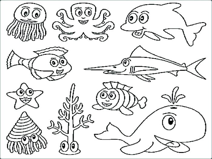 700x525 Fish Coloring Pages Print Of Goldfish