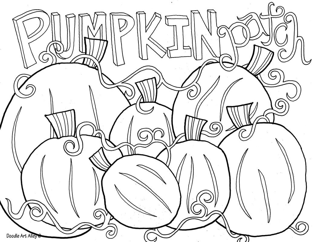 pumpkins coloring pages printables