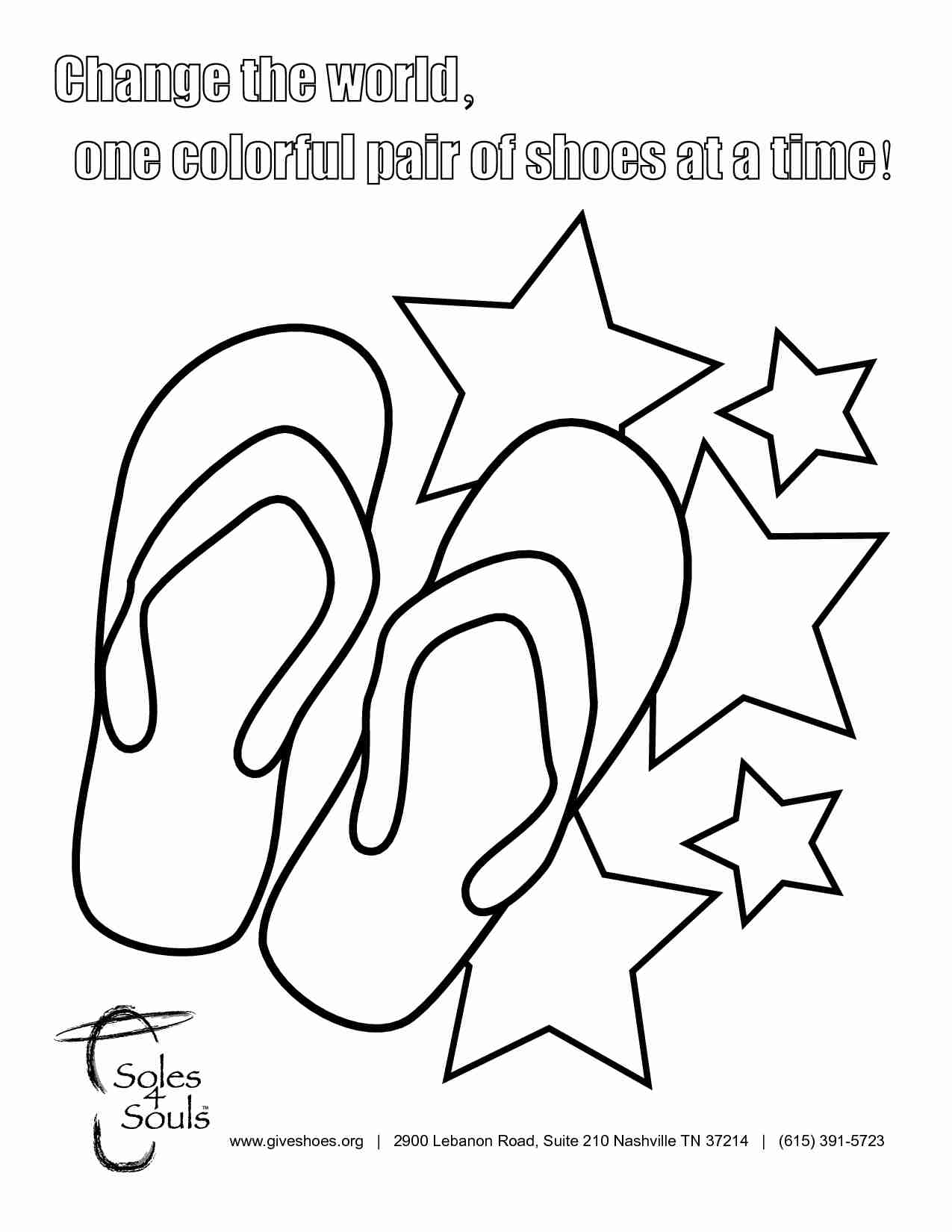 Flip Flop Coloring Pages at GetColorings.com | Free printable colorings