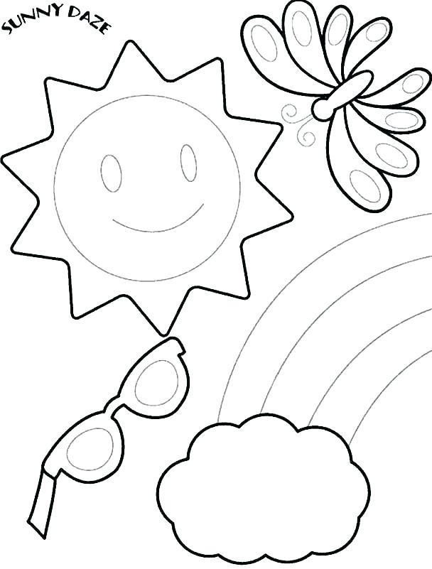 608x801 Free Summer Coloring Sheets Flip Flop Coloring Page Free Summer